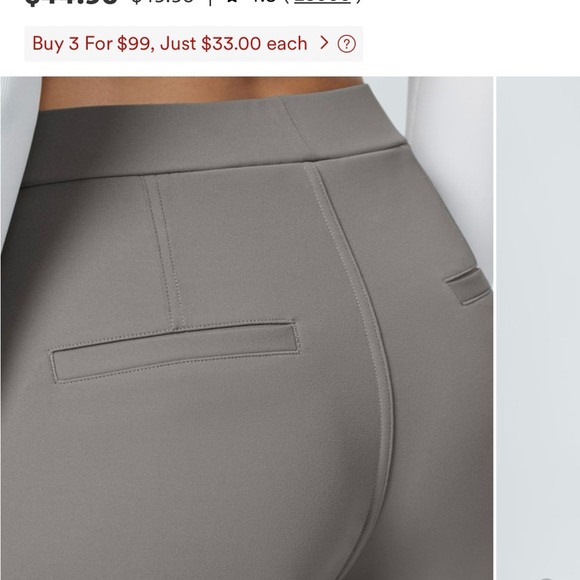 Halara Women's High Waisted Straight Leg Work Pant Trio - Picture 9 of 16